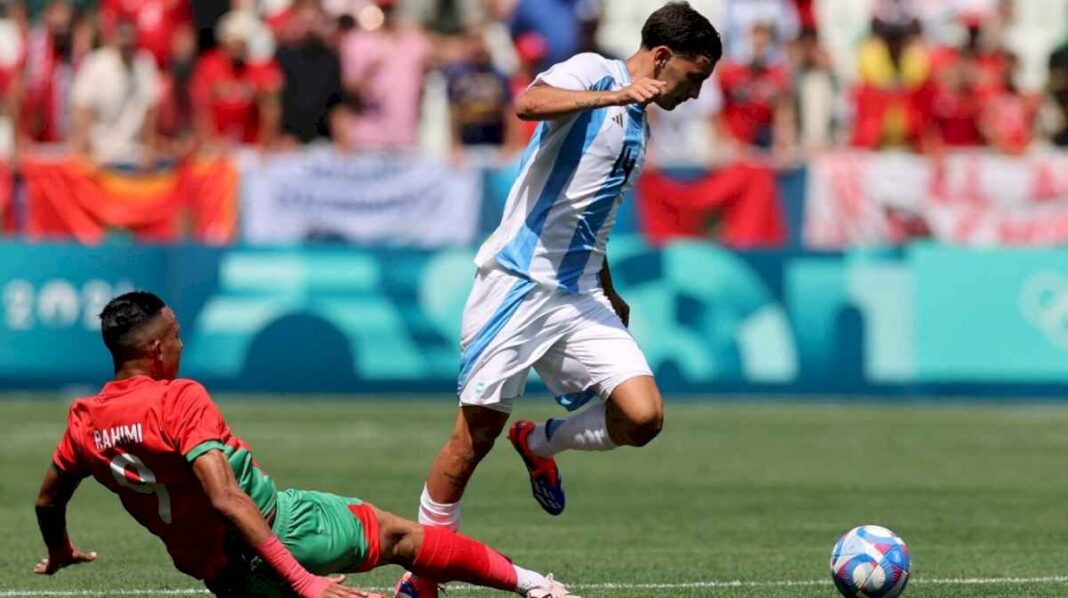 la-seleccion-argentina-sub-23-debuta-en-los-juegos-olimpicos-ante-marruecos:-empatan-0-0